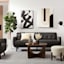 Crosby St. Hadley Tufted Back Sofa, Charcoal Grey