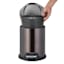 Black Stainless Steel Pedal Trash Can, 5l