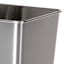 Stainless Steel Wastebasket, 11.7l