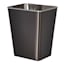 Black Stainless Steel Wastebasket, 11.7l