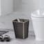 Black Stainless Steel Wastebasket, 11.7l