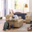 Honeybloom Emerson Glass-Top Accent Table, Black