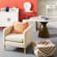 Tracey Boyd Everly Accent Chair, White
