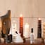 Crosby St. Red Unscented Totem Pillar Candle, 2x8