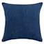 Medieval Blue Faux Suede Throw Pillow, 18"