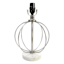 Providence Silver Marbled Accent Lamp Base, 13"