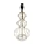 Providence Gold Marble Wired Table Lamp Base, 18"