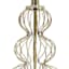 Providence Gold Marble Wired Table Lamp Base, 18"