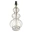 Providence Gold Marble Wired Table Lamp Base, 18"