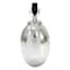 Found & Fable Silver Hammered Metal Accent Lamp Base, 14"