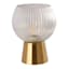 Clear Ribbed Uplight Lamp, 7.7"