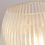 Clear Ribbed Uplight Lamp, 7.7"