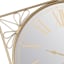 Providence Gold Mirrored Round Wall Clock, 24"