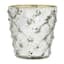 Found & Fable Silver Mercury Glass Votive Holder, 3"
