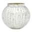 Found & Fable Silver Mercury Glass Tealight Candle Holder, 5"