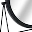 Black Tabletop Mirror, 8.5"