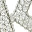 Clear Crystal Monogram Letter, K