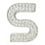 Clear Crystal Monogram Letter, S
