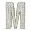 Clear Crystal Monogram Letter, M