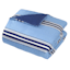 Smart Restart 6-Piece Blue Collegiate Striped Essential Comforter Set, Twin/Twin XL