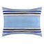 Smart Restart 6-Piece Blue Collegiate Striped Essential Comforter Set, Twin/Twin XL