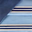 Smart Restart 6-Piece Blue Collegiate Striped Essential Comforter Set, Twin/Twin XL