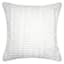 Logan White Brush Throw Pillow, 24"