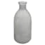 Ty Pennington Grey Frosted Glass Bottle Vase, 11"