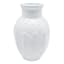 Providence White Ceramic Vase, 11"