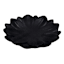 Found & Fable Black Ceramic Flower Tray
