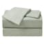 4-Piece Sage Green Microfiber Essential Sheet Set, Full