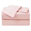 4-Piece Pink Microfiber Essential Sheet Set, Full