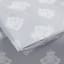 4-Piece Grey Damask Print Microfiber Essential Sheet Set, King