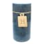 Honeybloom Dark Navy Blue Unscented Pillar Candle, 3x6