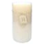 Honeybloom Ivory Unscented Pillar Candle, 4x8