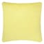 Yellow Chenille Braided Throw Pillow, 18"