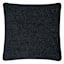 Black Chenille Braided Throw Pillow, 18"