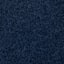 Dark Blue Chenille Braided Throw Pillow, 18"