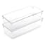 2-Pack Clear Cosmetic Drawer Organizer