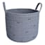 Tiny Dreamers Blue Round Cotton Rope Storage Basket, Large