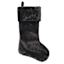 Crosby St. Plush Black Stocking, 20"