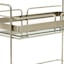 2-Tier Sotto Satin Nickel Rectangle Mirrored Vanity Tray