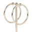 Spheres Satin Nickel 2-Ring Fingertip Towel Stand, 11.5"