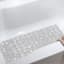 Rockie Clear Bath Mat, 13x28