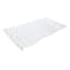 Rockie White Bath Mat, 13x28