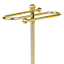 Clayton Fingertip Towel Stand, Shiny Gold