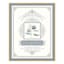 Framed Eucalyptus Wall Decor, 12x15