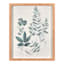 Glass Framed Leaves Print Wall Art, 11x14