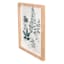 Glass Framed Leaves Print Wall Art, 11x14