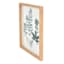 Glass Framed Leaves Print Wall Art, 11x14